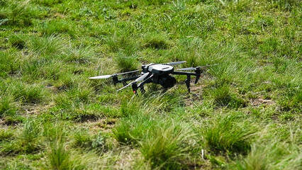 Soldier launches a drone