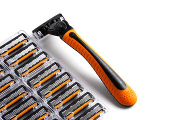 Razor isolated on a white background.