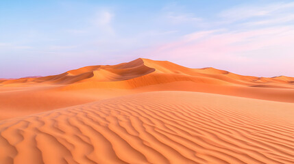 Sunrise Desert Dunes Landscape