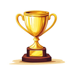 Trophy icon, trophy logo, gold trophy cup, Gold cup isolated on white background, gold cup isolated on white, gold trophy cup, Vector illustration trophy