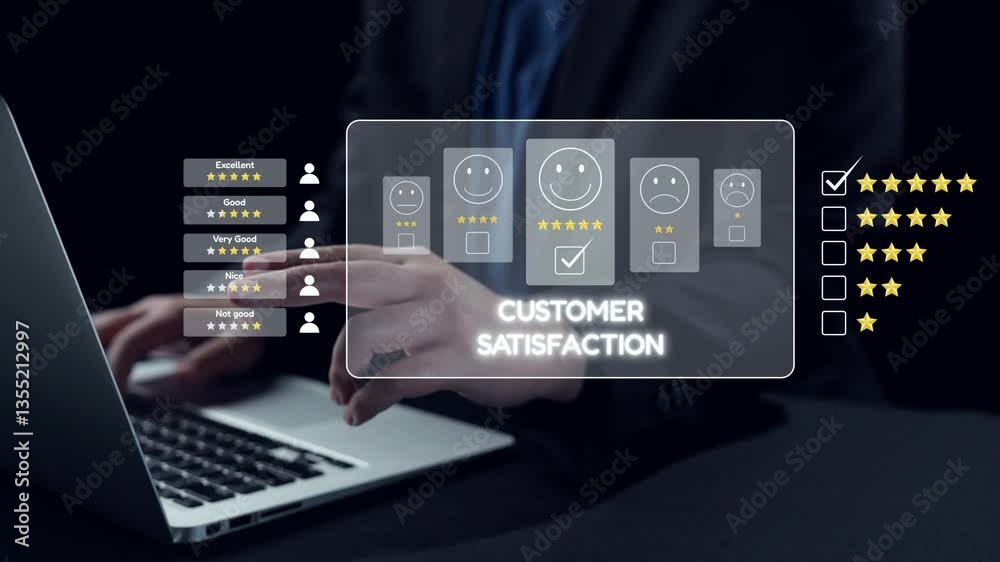 Poster digital interface of a chat ai application displayed on a laptop in a dark setting, emphasizing user