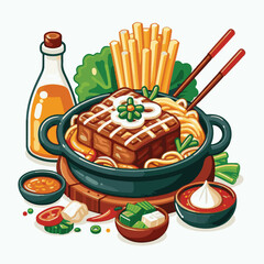 food, chicken, meal, dish, korean, asian, dak, korea, galbi, delicious, healthy, cuisine, restaurant, asia, dinner, sauce, hot, plate, vegetable, oriental, spicy, cabbage, stir, tasty, cooked, gochuja