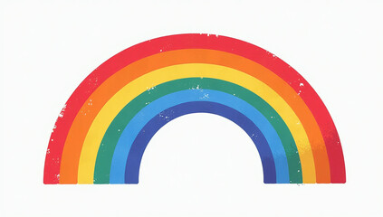 Obraz premium vibrant colors form colorful logo arch shape resembling rainbow spectrum artistic illustration