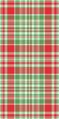 Vibrant red and green plaid pattern, perfect for festive designs, apparel, or holidaythemed projects.