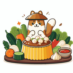 food, chicken, meal, dish, korean, asian, dak, korea, galbi, delicious, healthy, cuisine, restaurant, asia, dinner, sauce, hot, plate, vegetable, oriental, spicy, cabbage, stir, tasty, cooked, gochuja