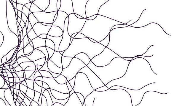 wavy line, abstract seamless pattern