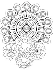 PrintFlowers Coloring Pages For Adules