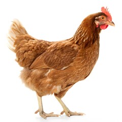 Fototapeta premium chicken isolated on white background