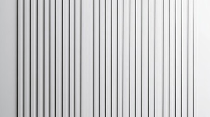 Obraz premium Close-up of a modern white radiator with vertical lines, creating a sleek and minimalist design.