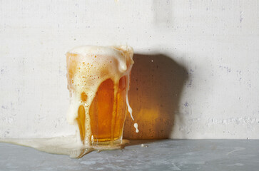 Beer Pour Overflowing