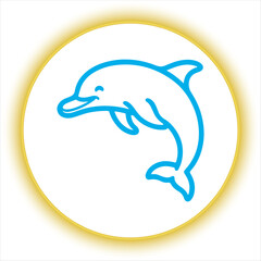 Simple Dolphin Line Art Illustration,Minimalist Dolphin Outline Drawing,Vector Dolphin Icon Black and White,Hand Drawn Dolphin Sketch Design,Elegant Dolphin Silhouette Illustration