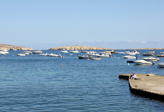 Malta sea and boats