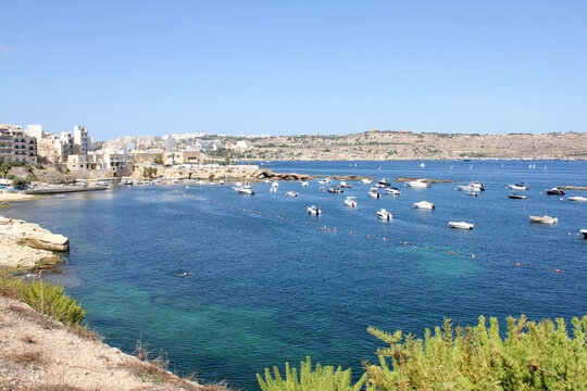 Malta sea and boats