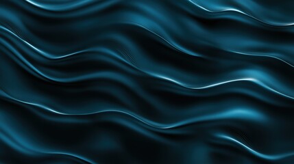 Fototapeta premium Abstract waves and ripples in dark blue tones for design 