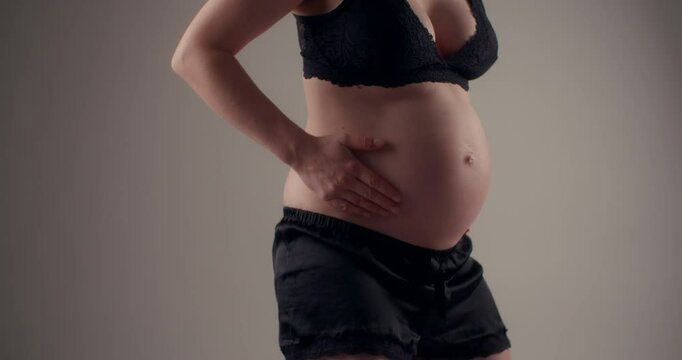 Stretching Exercises For Pregnant Women Preparing For Childbirth