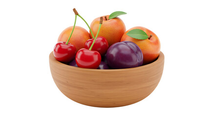 Smiling Cherry and Peach Bowl Collection