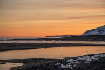 Obraz premium sunset in Iceland