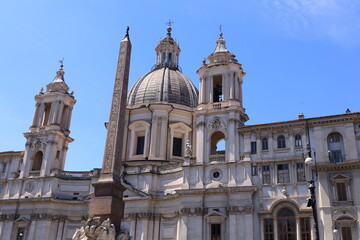 Blick in das Zentrum der Stadt Rom in Italien	