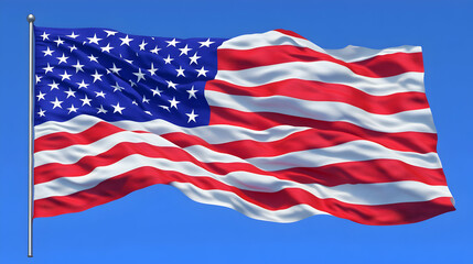 Obraz premium High-Resolution Image of the United States Flag