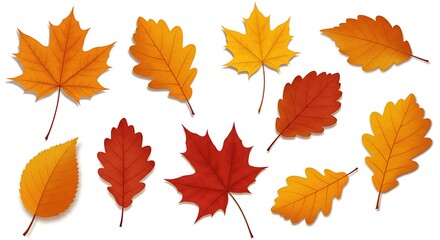 Autumn Leaves Collection, Fall Foliage, Seasonal Decor