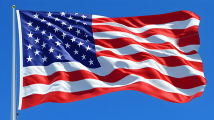 High-Resolution Image of the United States Flag