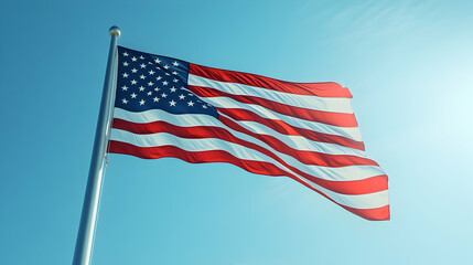 High-Resolution Image of the United States Flag