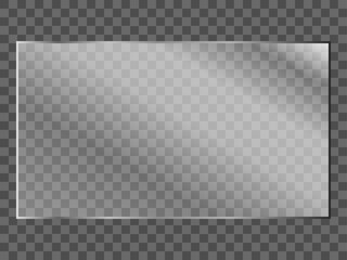 16:9 vector image of a mirror reflection, suitable for application on glass, plastic, or acrylic window surfaces. Offers a glossy, luminous appearance with bright highlights and transparency.	