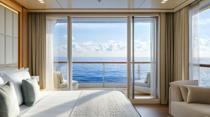 Luxury Cruise Stateroom Ocean View
