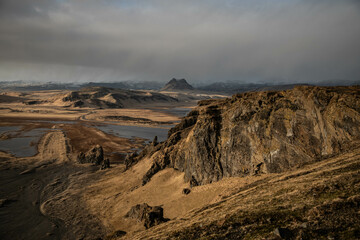 landscape in south Iceland