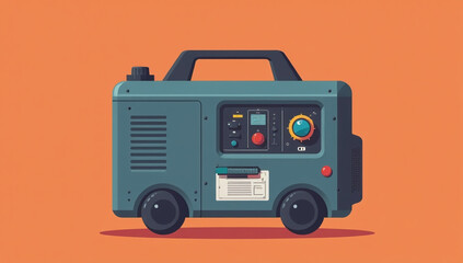 Fototapeta premium simple power generator illustrations often used digital designs convenience visual