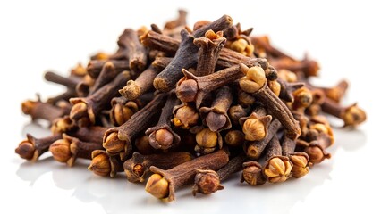 Obraz premium cloves on white background