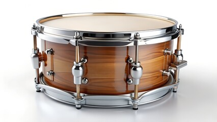 Obraz premium snare drum isolated on white background
