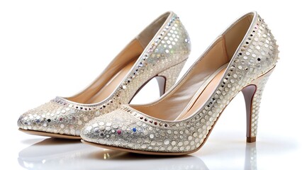 Fototapeta premium shoes on white background