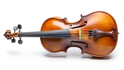 Fototapeta premium violin on white background