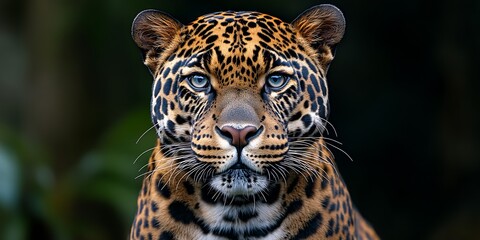 Obraz premium Majestic Leopard Closeup.