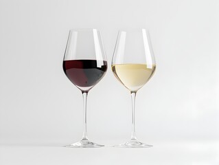 Two wine glasses with wine