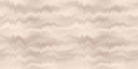 Soft brown space dyed washed border seamless pattern. Mocha tan effect washed wavy degraded design for banners, fashion ribbon trim and edge designs. Mottled textured and calm.
