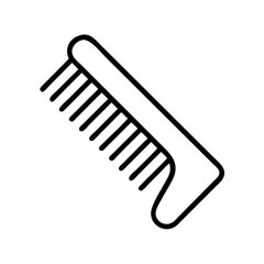 Obraz premium Modern hair comb outline for personal grooming and beauty 