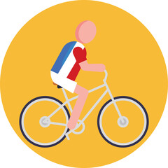 Obraz premium French Cycling – Represents the popularity of cycling in France, especially in events like the Tour de France.