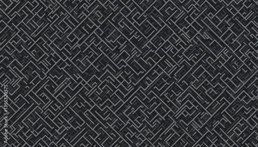 Aufkleber geometric seamless pattern in ethnic style. modern abstract background, textile surface design. grey