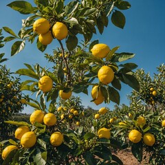 lemon tree with oranges