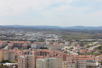 Fototapeta premium Castelo Branco, Beira Baixa, Portugal, April 4, 2022, Views from Castelo Branco