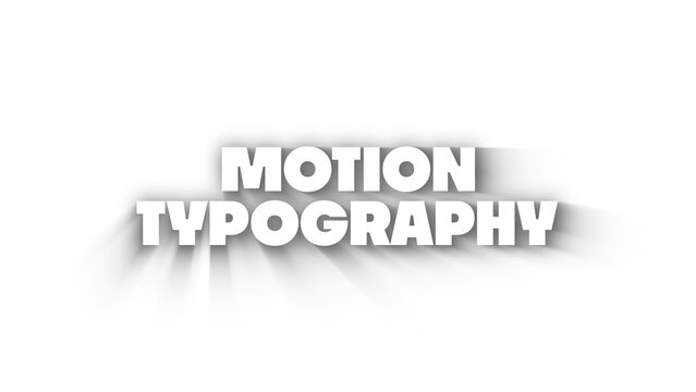 Motion Typography