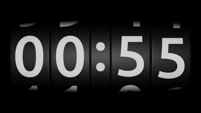 1 minute retro countdown