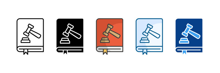 Guideline Icon Set Multiple Style Collection