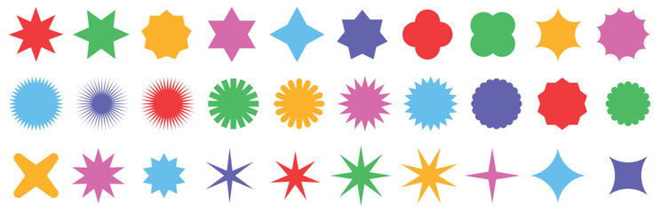 Abstract geometric vector shapes and icons.