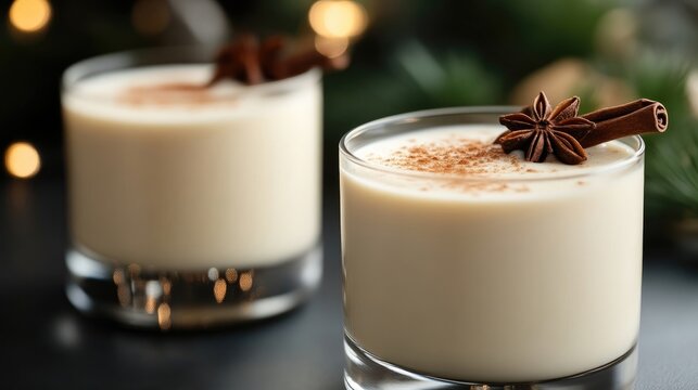 Festive Holiday Eggnog