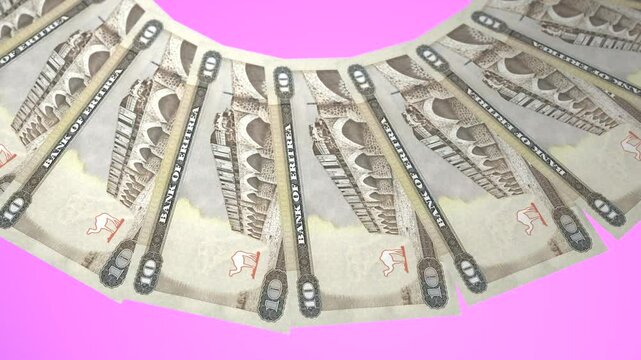Ravishing Looping Design 10 Nakfa Curency of Eritrea