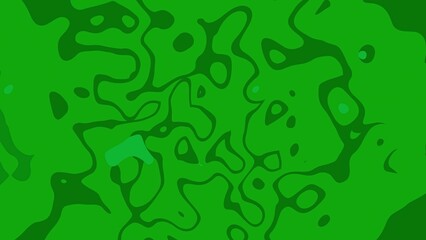 Abstract Green Fluid Background