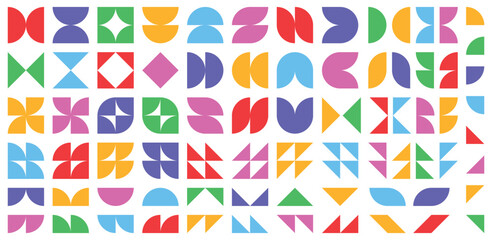Abstract geometric vector shapes and icons.